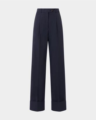 Bally Trousers in Blue at Nordstrom, Size 40 Eu