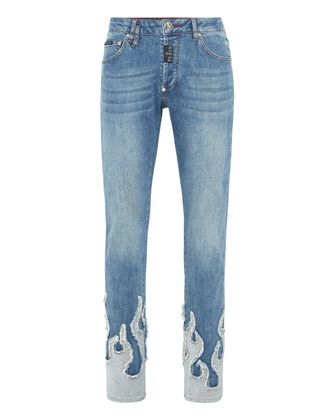 Philipp Plein Jeans Recht Model Flame