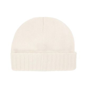 Dolce & Gabbana Gorro de cachemira con logotipo bordado - Accessories - Mujer - Blanco - ONE SIZE