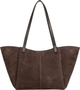 Lancaster Bolso Tote de Ante - Bags - Mujer - Marr&oacute;n - ONE SIZE