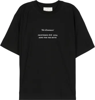 Song for the Mute Full Moon T-shirt - men - Cotton - 48 - Black