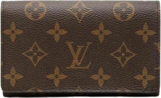 Louis Vuitton Pre-owned Wallets, female, Brown, Size: ONE SIZE Pre-owned Monogram Canvas Wallet