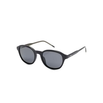 Emporio Armani Accessoires, Heren, Zwart, ONE Size, Ovale Zonnebril