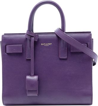 Saint Laurent Pre-owned Saint Laurent Nano Leather Sac de Jour Satchel Ladies OGG96WAFL0FEA1LZ
