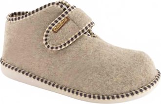 Andrea Womens Side Hook-And-Loop Closure Loafer In Beige