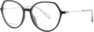 Tommy Hilfiger Ladies Grey Rectangular Eyeglass Frames Th-Th-2058-Kb7-54