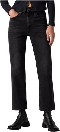 Levi's 725 Kick Boot Jeans - Dames - Cropped Jeans - Zwart - W25 - Katoen - Jeans