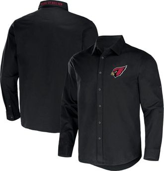 NFL Mens NFL x Darius Rucker Collection by Fanatics Black Arizona Cardinals Convertible Twill Long Sleeve Button-Up Shirt at Nordstrom, Size Medium