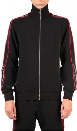 Alexander McQueen Mens Black Viscose Sweatshirt Clothing