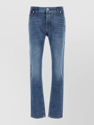 Brioni denim jeans featuring belt loops five pockets