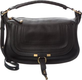 Chlo&eacute; Marcie Small Leather Shoulder Bag