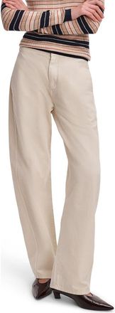 Rag & Bone Vito Barrel Leg Canvas Pants in Ecru at Nordstrom, Size 10