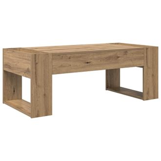 vidaXL Mesa De Caf&eacute; Roble Artesanal 110 X 50 X 41 Cm Vidaxl