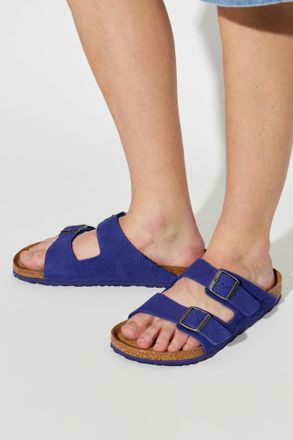 Birkenstock Arizona BS Slides, Mens, Blue