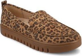 Journee Collection Tayla Penny Loafer - Wide Width Available in Leopard/camel at Nordstrom Rack, Size 9.5