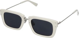 Jacquemus White Acetate Womens Sunglasses