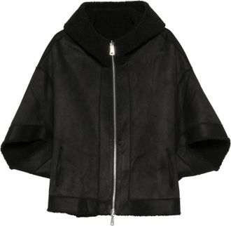 Betta Corradi Cappa con cappuccio e zip - - Jackets - Donna - Nero - M