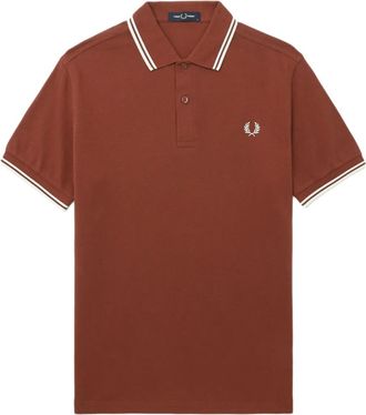 Fred Perry Polo con colletto a punta - Marrone