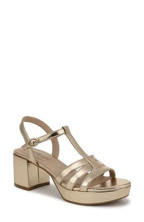 Life Stride Rio Ankle Strap Platform Sandal in Gold at Nordstrom Rack, Size 7.5