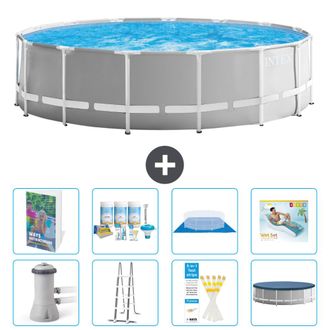 Intex Piscina Prism Frame Redonda - 457x122 Cm - 9-piezas S683