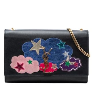 Saint Laurent Pre-owned Shoulder Bags, female, Black, Size: ONE SIZE Pre-owned Kate Crossbody Bag