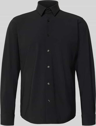 HUGO BOSS Regular Fit Businesshemd mit Kentkragen Modell JOE in Black, Gr&ouml;&szlig;e 40