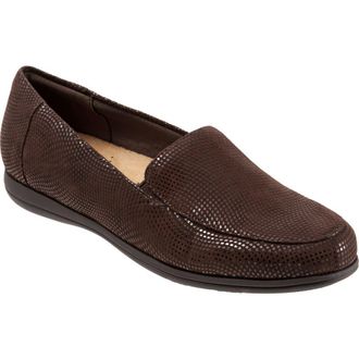 Trotters Deanna Flat in Dark Brown Leather at Nordstrom, Size 11