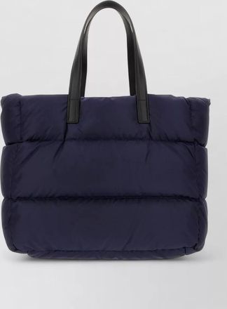 Moncler tote bag padded design quilted texture handles