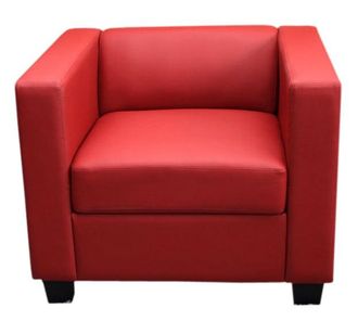 Hhg Hhg - Nunca Usado] Sill&oacute;n Lille, Polipiel, Rojo