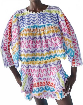 Celia B Binjai Top In Multicolor