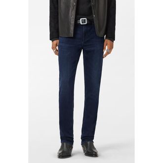 John Varvatos J702 Slim Fit Jeans in Navy at Nordstrom, Size 30