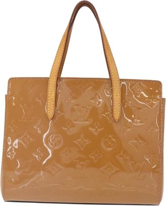 Louis Vuitton Catalina Handbag Monogram Vernis Pink Patent_Leather Handbag (Pre-Owned)