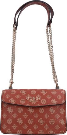 Guess Flap Schoudertas - Dames - Schoudertassen - Bruin - ONE Size - Leer - Tassen