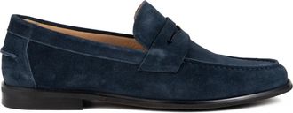 Sergio Moretti Blauwe Casual Loafers - Heren - Loafers - Blauw - 44 EU - Leer - Schoenen