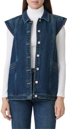 Habitual Cap Sleeve Denim Vest in Tide at Nordstrom Rack, Size X-Small