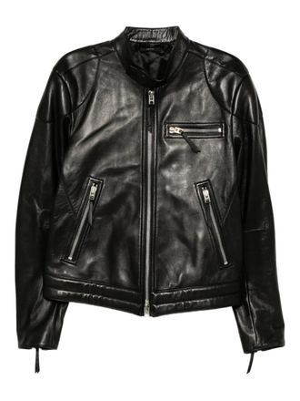 Tom Ford Giacca biker in pelle - Nero