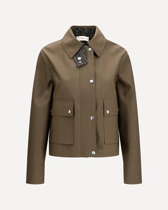 Fendi Giacca in tessuto Mackintosh Woman 42