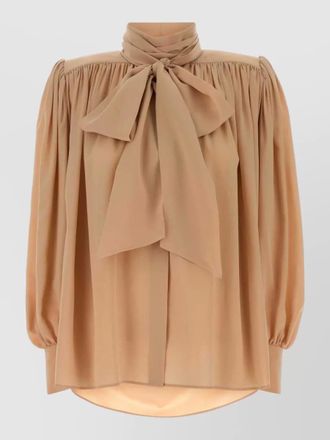 Chlo&eacute; silk crepe blouse