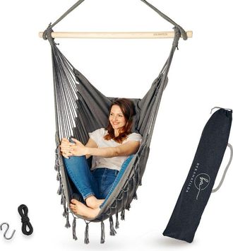 C&A Bm bellamatilda - Poltrona sospesa (grigio oceano)