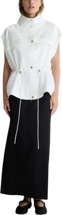 Romy Audrey Vest in White at Nordstrom, Size X-Small