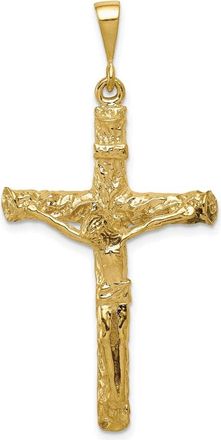 Diamond2Deal 10k Yellow Gold Crucifix Charm