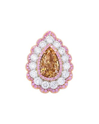 Diana M. Jewels Fine Jewelry White Gold 5.11 Ct. Tw. Diamond Half-Set Ring