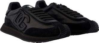Dolce & Gabbana Mens Bassa Sneaker Black Calfskin