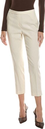 Theory Crop Linen-Blend Pant