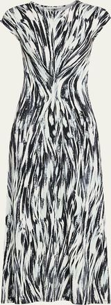Proenza Schouler Miranda Belted A-Line Maxi Dress