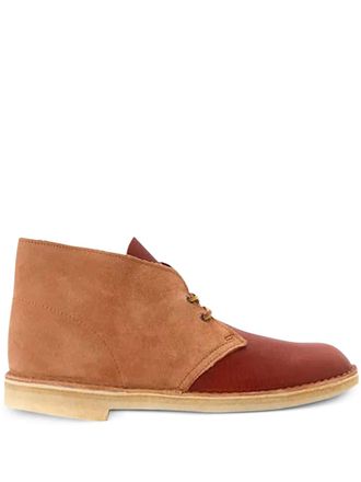 Clarks Polacchini Tan in pelle scamosciata - Marrone