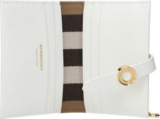 Burberry Leather Wallet - White