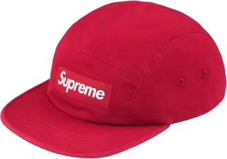 SUPREME FW26 Washed Chino Twill Camp Cap Red SUP-FW26-1069-RED