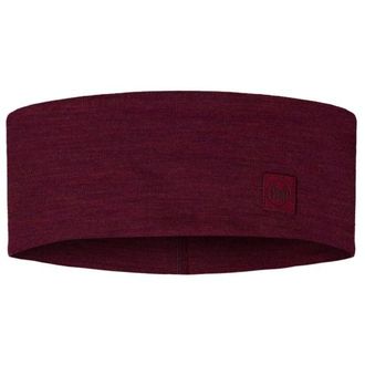 Buff Merino Wide Headband Stirnband - Unisex | rot
