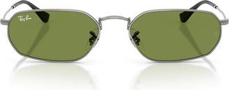 Ray-Ban Sunglasses Rb3947 004/4 E Gunmetal/Green Unisex